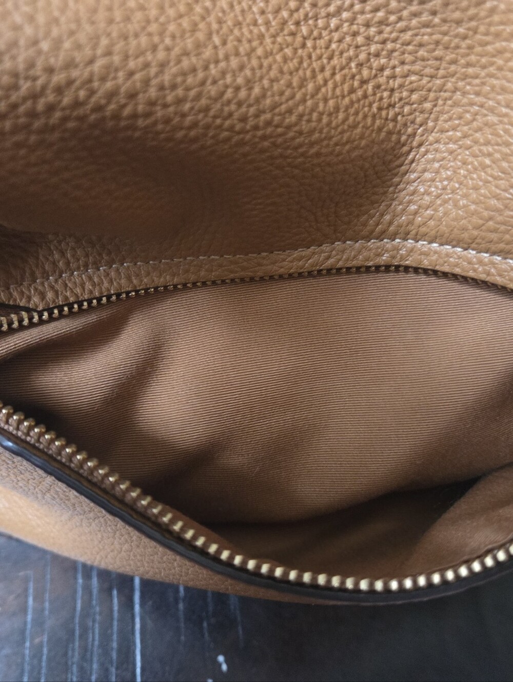 Coach Tan Leather Hobo - Picture 5 of 11